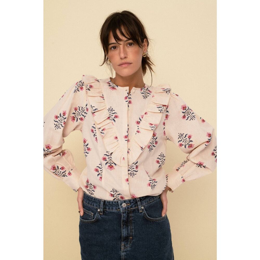 Sonmer Sarah Blouse in Floral Sand